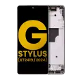 OLED Assembly With Frame Compatible For Motorola Moto G Stylus 5G (XT2419 / 2024) (Refurbished) (Caramel Latte)