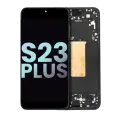 OLED Assembly With Frame Compatible For Samsung Galaxy S23 Plus 5G (US & International) (Service Pack) (Phantom Black)