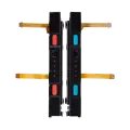 Plastic Rail (Right+Left) With Flex Cable for Nintendo Switch (Red / Blue)